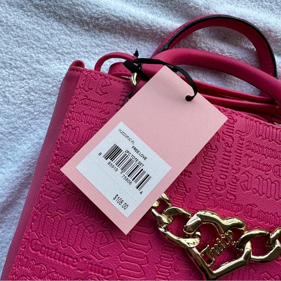 NWT Juicy Couture Love Tote Handbag - Picture 6 of 6